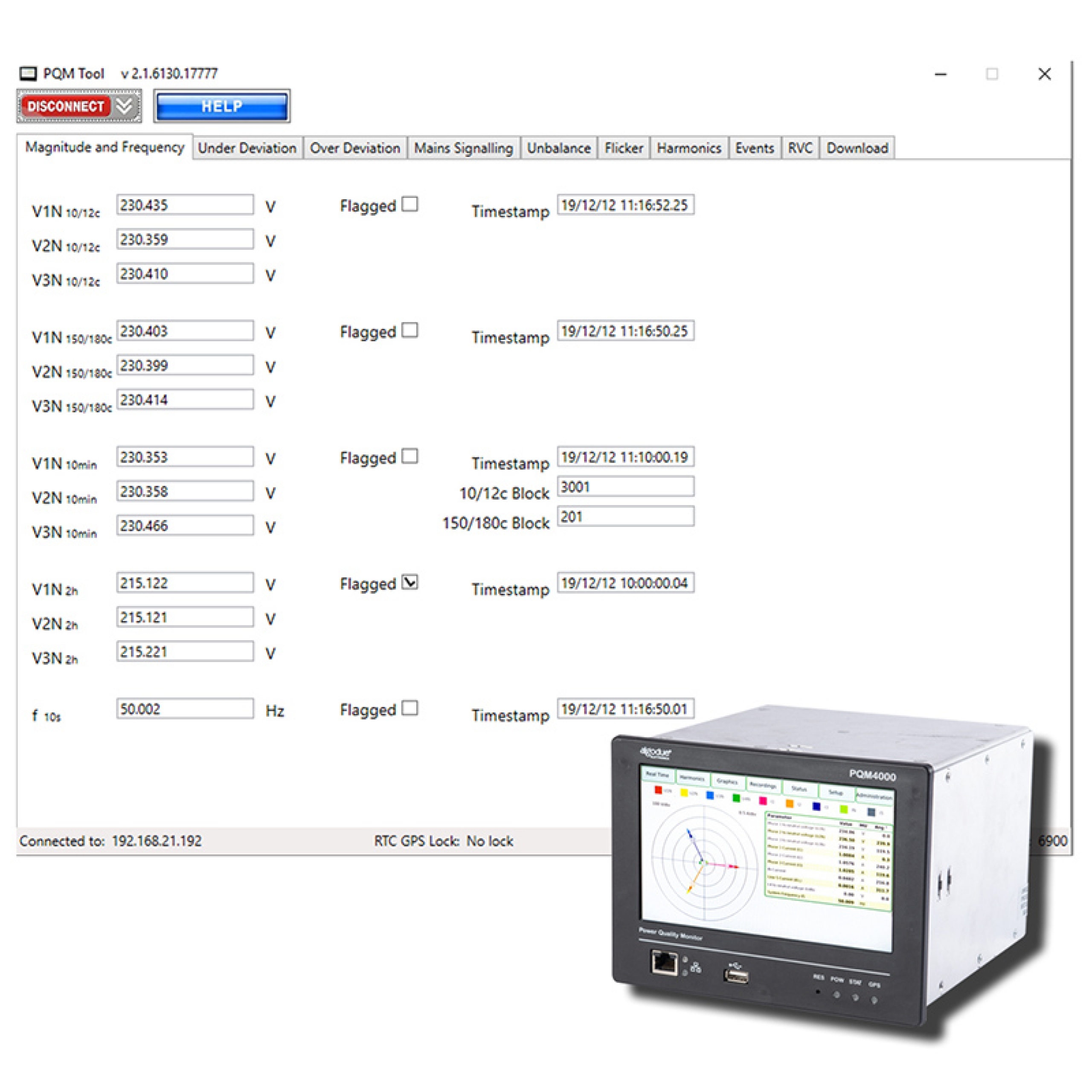 PQM Tool Software for Power Quality Analyzers